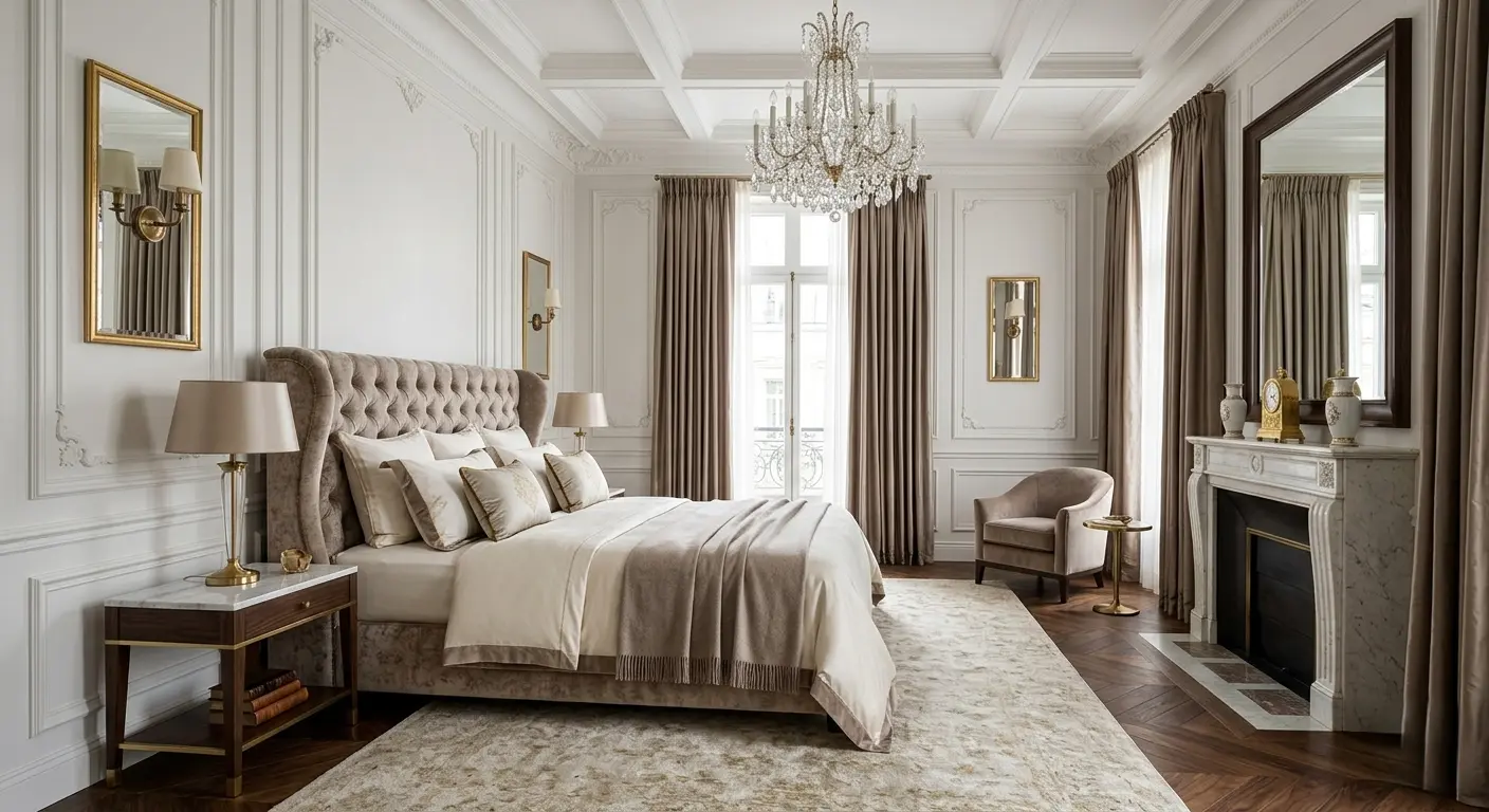 Elegant modern bedroom Bangalore